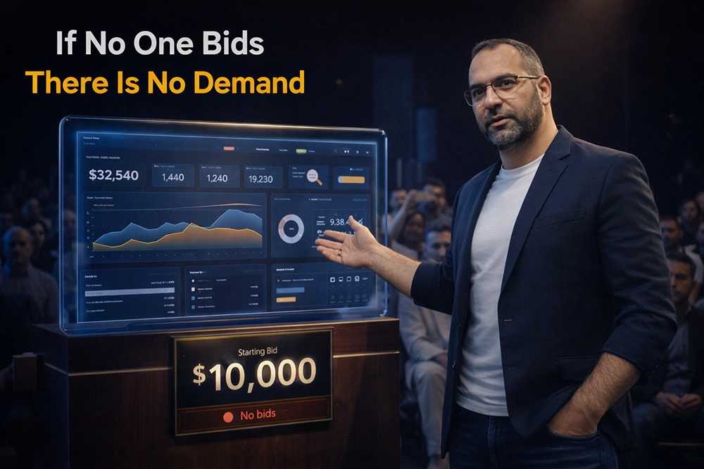 “عرضت المنتج… وسكت السوق.”  .... “ساعتها بس فهمت… إن مفيش طلب = مفيش Startup”