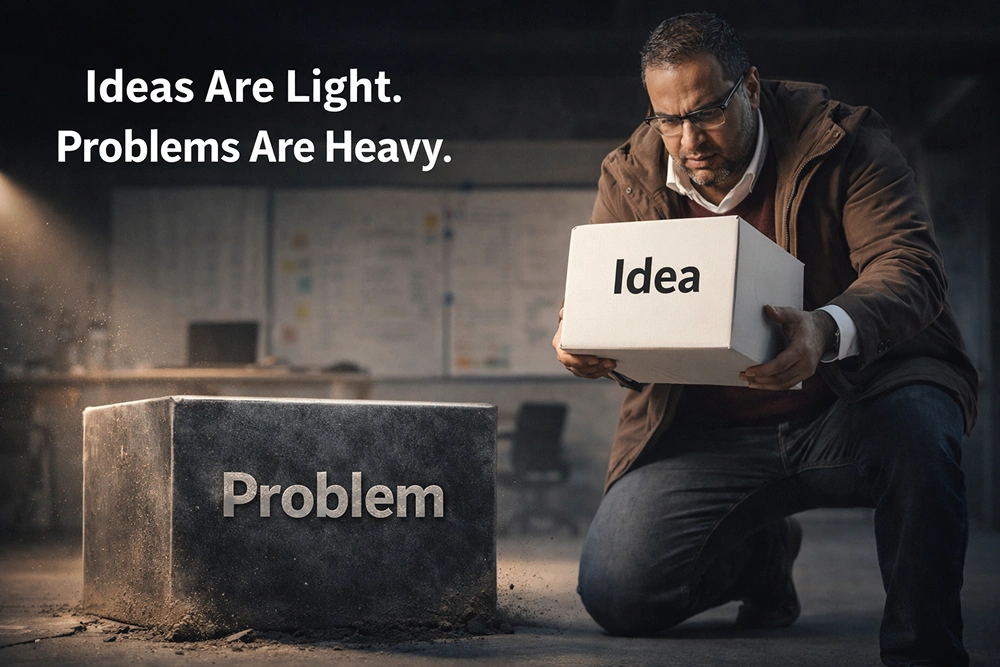 “Start With a Problem… Not an Idea” — The Real Secret Behind Successful Startups